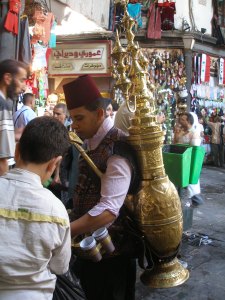 Refreshment for passers-by, Souk Al-Hamadiye, Damascus  [DD]