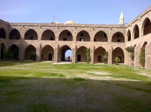Sidon's Khan al-Franj, once seat of bustling commerce, sits empty [DD, 2014]
