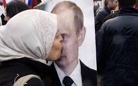 Syrian kissing putin